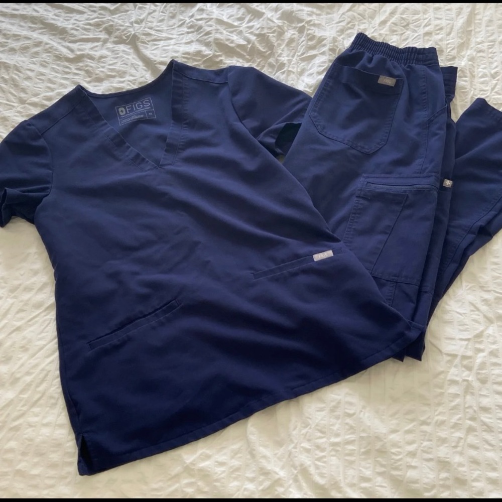 Figs XS Tall Navy Casma Yola Set